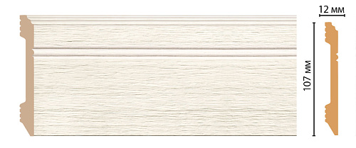 картинка D105-70 плинтус напольный DECOMASTER <107*12> (18шт) от магазина
