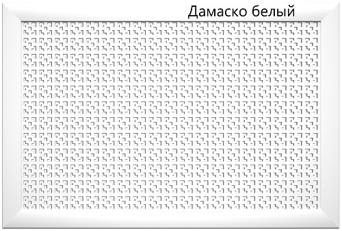 картинка Экран для радиатора Дамаско белый 120*60 от магазина