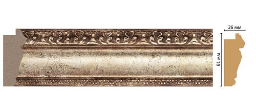 картинка 304-127 багет <61*26> DECOMASTER(24шт) от магазина