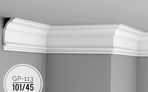картинка Плинтус потолочный  GP-113 <101*45> от магазина