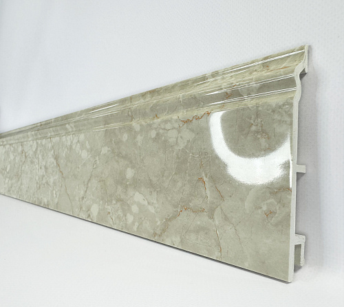 картинка Плинтус Декор С03-1 мрамор греческий 120мм 2,5(10шт) от магазина