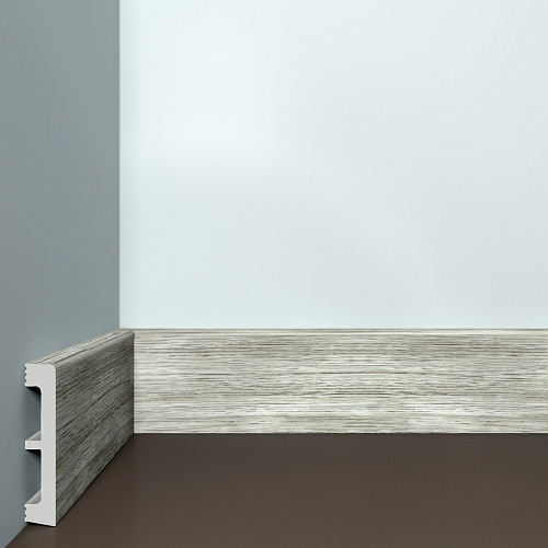 Плинтус напольный  XPS ПЛ 30 Дуб Латте (80*15*2000) BELLO DECO