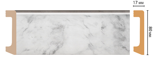 картинка D235-79 плинтус DECOMASTER <80*17>(20шт) от магазина