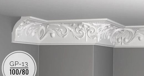 картинка Плинтус потолочный GP-13 <100*80> от магазина