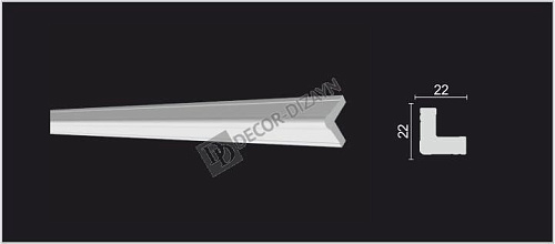 картинка 116 S A угол Декор-Дизайн<22*22>(100шт) от магазина