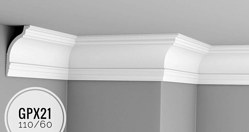 картинка Плинтус потолочный GPX-21 от магазина