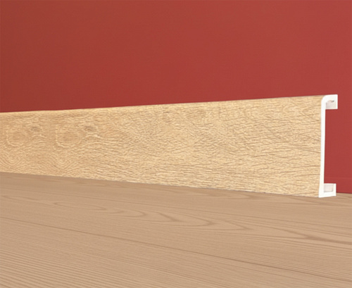 картинка Плинтус - Наличник Декор С04-1 вяз серый 70*17*2400 мм от магазина