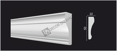 картинка 151 A плинтус Декор-Дизайн<50*22>(32шт) от магазина