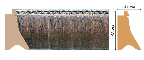 картинка 548-133 багет <58*35> DECOMASTER(16шт) от магазина