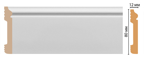 картинка D005-114 плинтус напольн.DECOMASTER <80*12> (26шт) от магазина