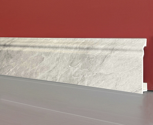 картинка Плинтус Декор С01-1 оникс серый 100мм 2,4м от магазина