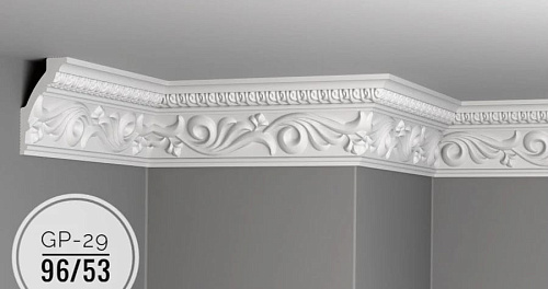 картинка Плинтус потолочный GP-29 <96*53> от магазина