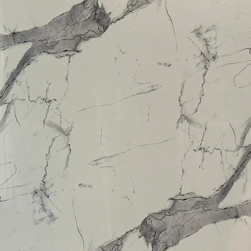 картинка Гибкий мрамор Каррара-101 с двойным лаком 2,5мм 1,2м*2,8м DUROFLEX от магазина