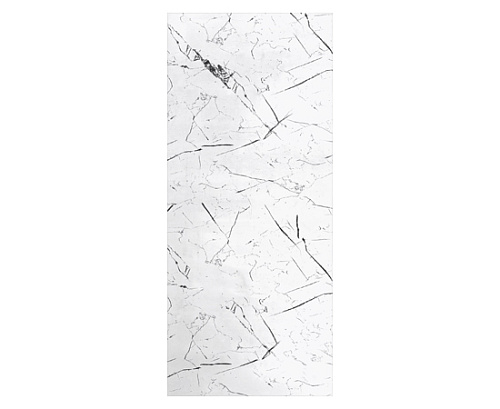 картинка Гибкий мрамор Каррара-107 с двойным лаком 2,5мм 1,2м*2,8м DUROFLEX от магазина