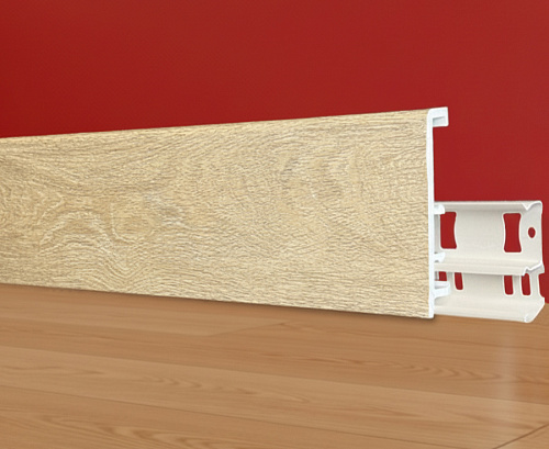 картинка Плинтус Декор С08-1 вяз серый 100мм 2,5м от магазина