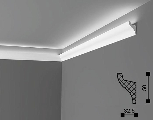 картинка IL3 потолочный плинтус под освещение Wallstyl<50*32.5> от магазина