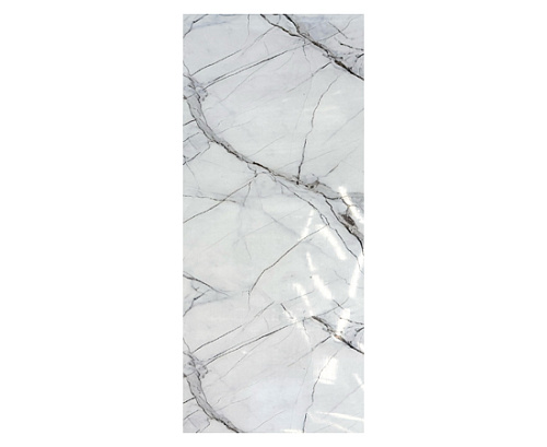 картинка Гибкий мрамор Каррара-146 с двойным лаком 2,5мм 1,2м*2,8м DUROFLEX от магазина