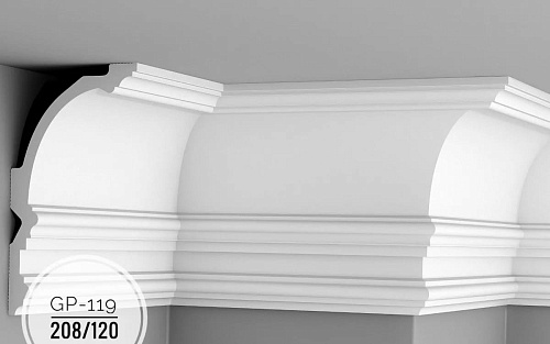 картинка Плинтус потолочный  GP-119 <208*120> от магазина