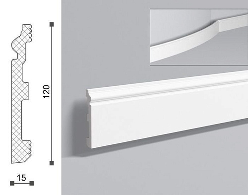картинка FL2 напольный профиль Flex 2м<120*15> от магазина