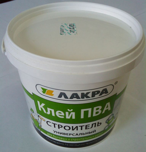 картинка Клей ПВА унив. Строит- 0,9 кг Лакра/12 от магазина