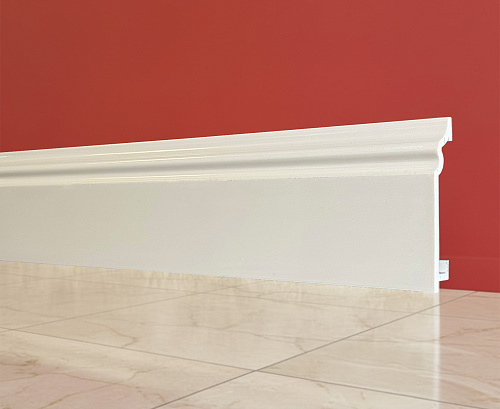 картинка Плинтус Декор С02-1 288 жемчуг  80мм 2,4м от магазина