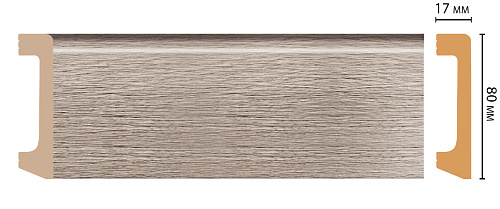 картинка D235-77 плинтус DECOMASTER <80*17>(20шт) от магазина