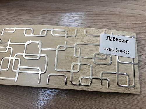 картинка Бленда(7см)Лабиринт антик беж серебро 60м от магазина