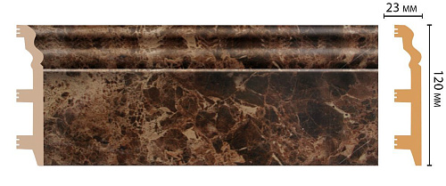 картинка D233-713 плинтус DECOMASTER <120*23>(8шт) от магазина