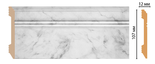 картинка D105-79 плинтус напольный DECOMASTER <107*12> от магазина