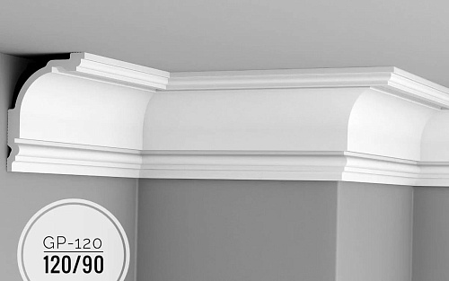 картинка Плинтус потолочный  GP-120 <120*90> от магазина