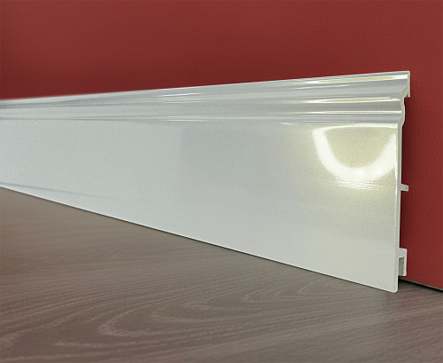картинка Плинтус Декор С03-1 белый перламутр 120мм 2,5 от магазина