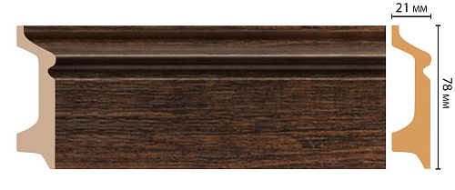 картинка D122-966 плинтус напольн.DECOMASTER <78*21>(16шт) от магазина