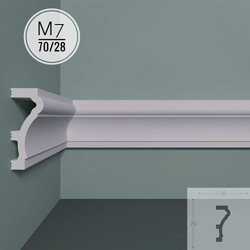 картинка Молдинг XPS POLYMER M 7 70/28 <70*28> от магазина