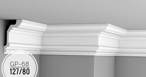 картинка Плинтус потолочный GP-68 <127*80> от магазина