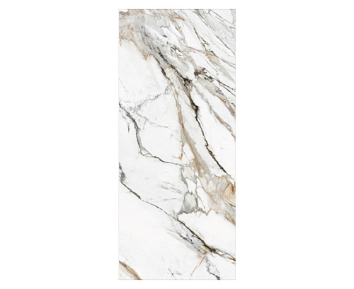 картинка Гибкий мрамор Каррара-122 с двойным лаком 2,5мм 1,2м*2,8м DUROFLEX от магазина