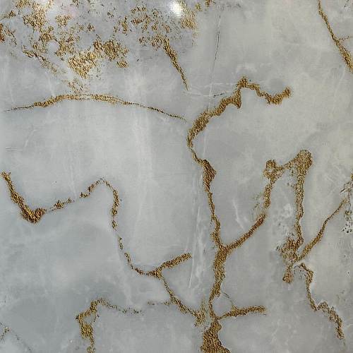 картинка Гибкий мрамор Каррара-113 с двойным лаком 2,5мм 1,2м*2,8м DUROFLEX от магазина