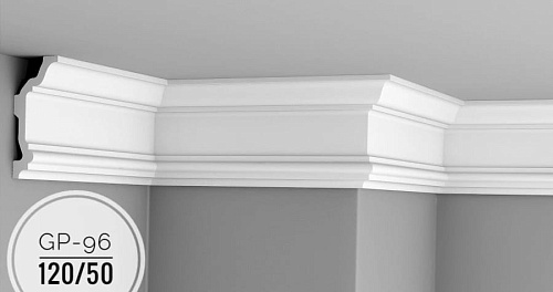 картинка Плинтус потолочный GP-96 <120*50> от магазина