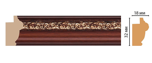 картинка 534-52 багет <32*18> DECOMASTER(2,9м)(48шт) от магазина