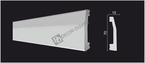 картинка DD125 Плинтус Декор-Дизайн<70*15>(24шт) от магазина