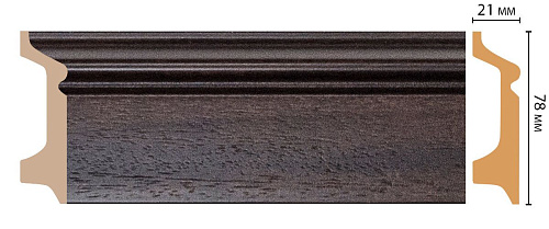 картинка D122-438 плинтус напольн.DECOMASTER <78*21> (16шт) от магазина