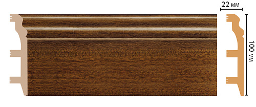 картинка D232-75 плинтус DECOMASTER <100*22>(14шт) от магазина
