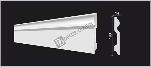 картинка DD137 Плинтус Декор-Дизайн<100*14>(18шт) от магазина