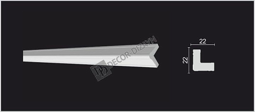 картинка 116 S A угол Декор-Дизайн<22*22>(100шт) от магазина