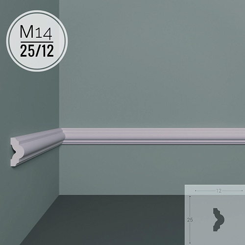 картинка Молдинг XPS POLYMER M 14 25/12  <25*12> от магазина