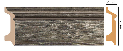 картинка D122-86 плинтус напольн.DECOMASTER <78*21>(16шт) от магазина