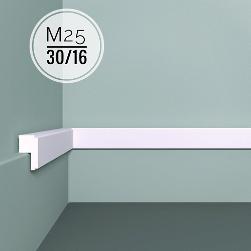 картинка Молдинг XPS POLYMER M 25  30/16 от магазина