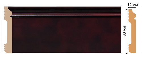 картинка D005-62 плинтус напольн.DECOMASTER <80*12> (26шт)  от магазина