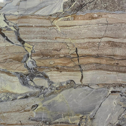 картинка Гибкий мрамор Каррара-111 с двойным лаком 2,5мм 1,2м*2,8м DUROFLEX от магазина