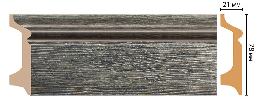 картинка D122-87 плинтус напольн.DECOMASTER <78*21>(16шт)  от магазина