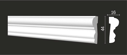картинка DD400 Плинтус Декор-Дизайн<44*16>(40шт) от магазина